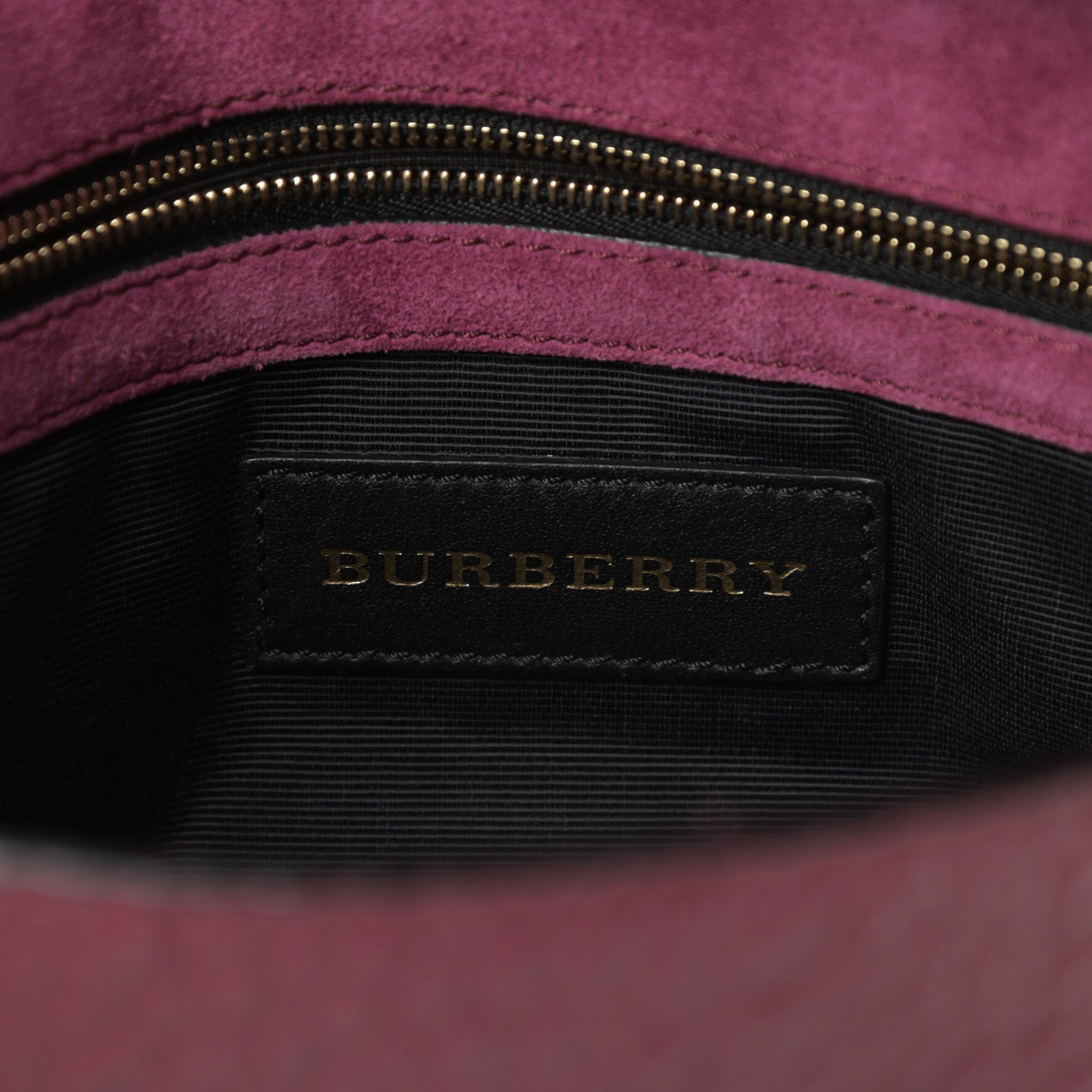 Burberry Signature Grain Medium Mildenhall Crossbody Bag Dark Plum 6 of 12