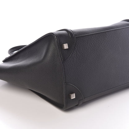 Celine Drummed Calfskin Mini Luggage Black 8 of 8