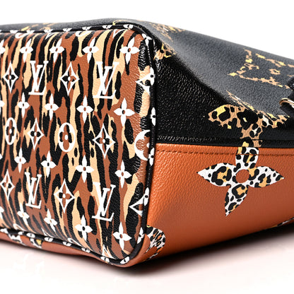 Louis Vuitton Monogram Giant Jungle Neverfull MM Black 10 of 10