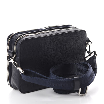 Christian Dior X AIR JORDAN Grained Calfskin Crossbody Blue 3 of 10