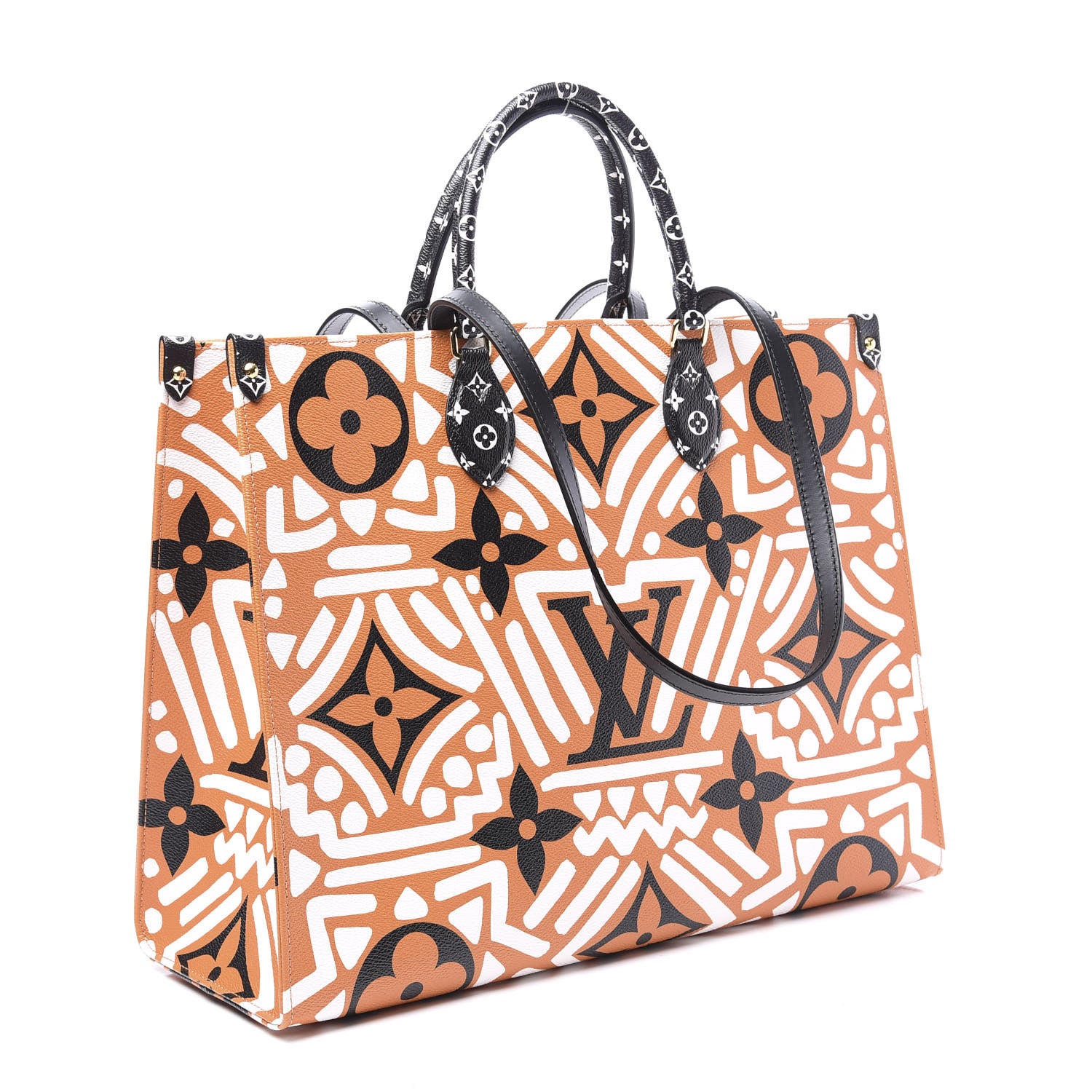 Louis Vuitton Monogram Giant Crafty Onthego GM Crème Caramel 2 of 10