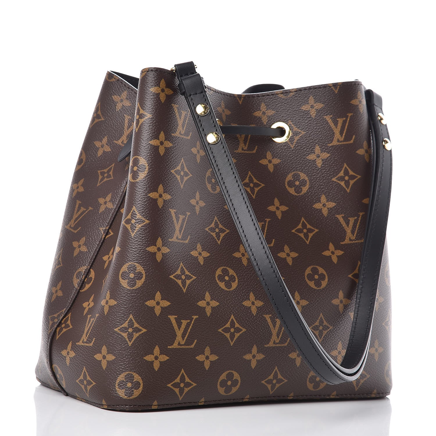 Louis Vuitton Monogram Neonoe MM Black 3 of 12