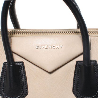 Givenchy Calfskin Medium Bi-Color Antigona Cream Black 5 of 7