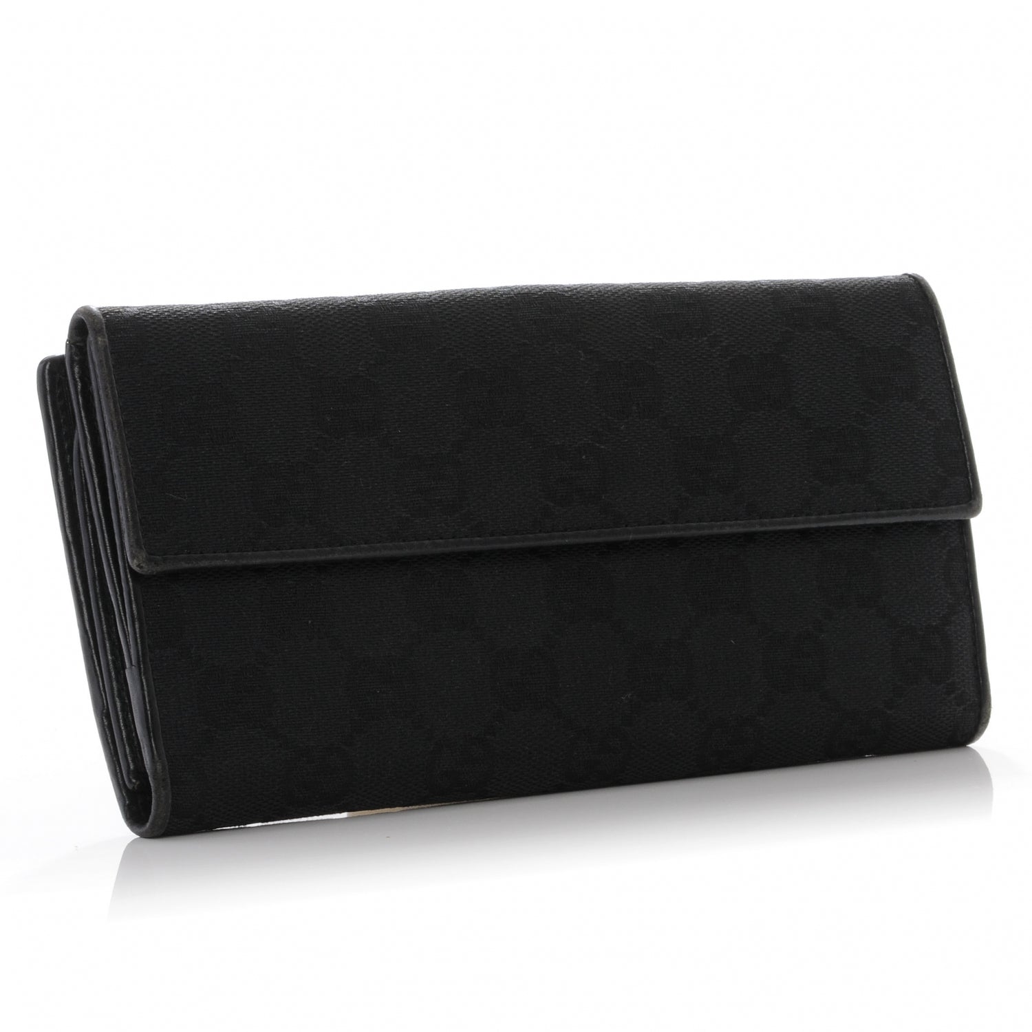 Gucci Monogram Continental Wallet Black 3 of 7