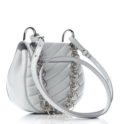 Chloe Calfskin Quilted Mini Drew Bijou Shoulder Bag Airy Grey 3 of 9
