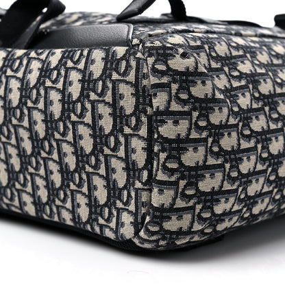 Christian Dior Oblique Explorer Backpack Blue Black 9 of 9
