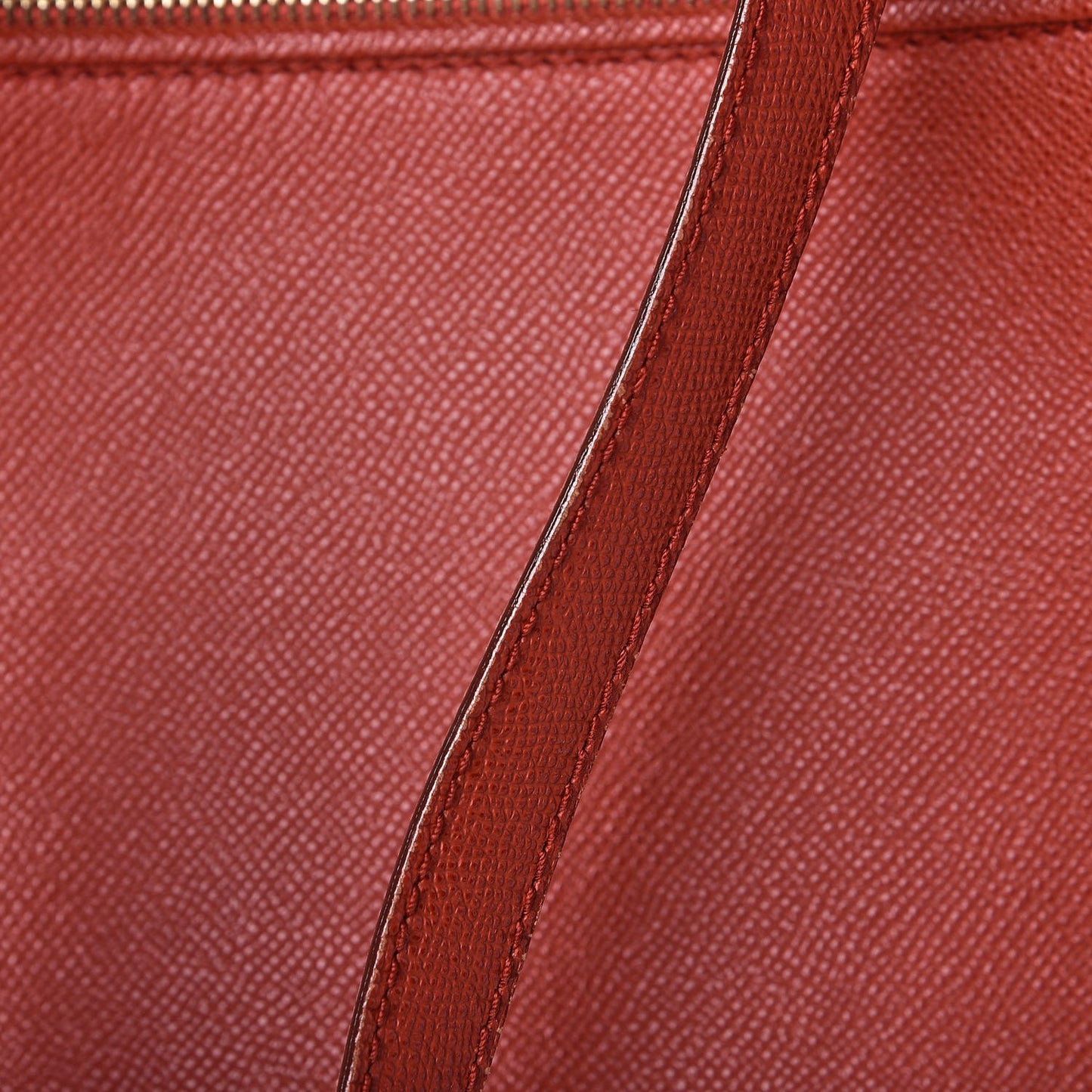 Caviar Zip Top Tote Red