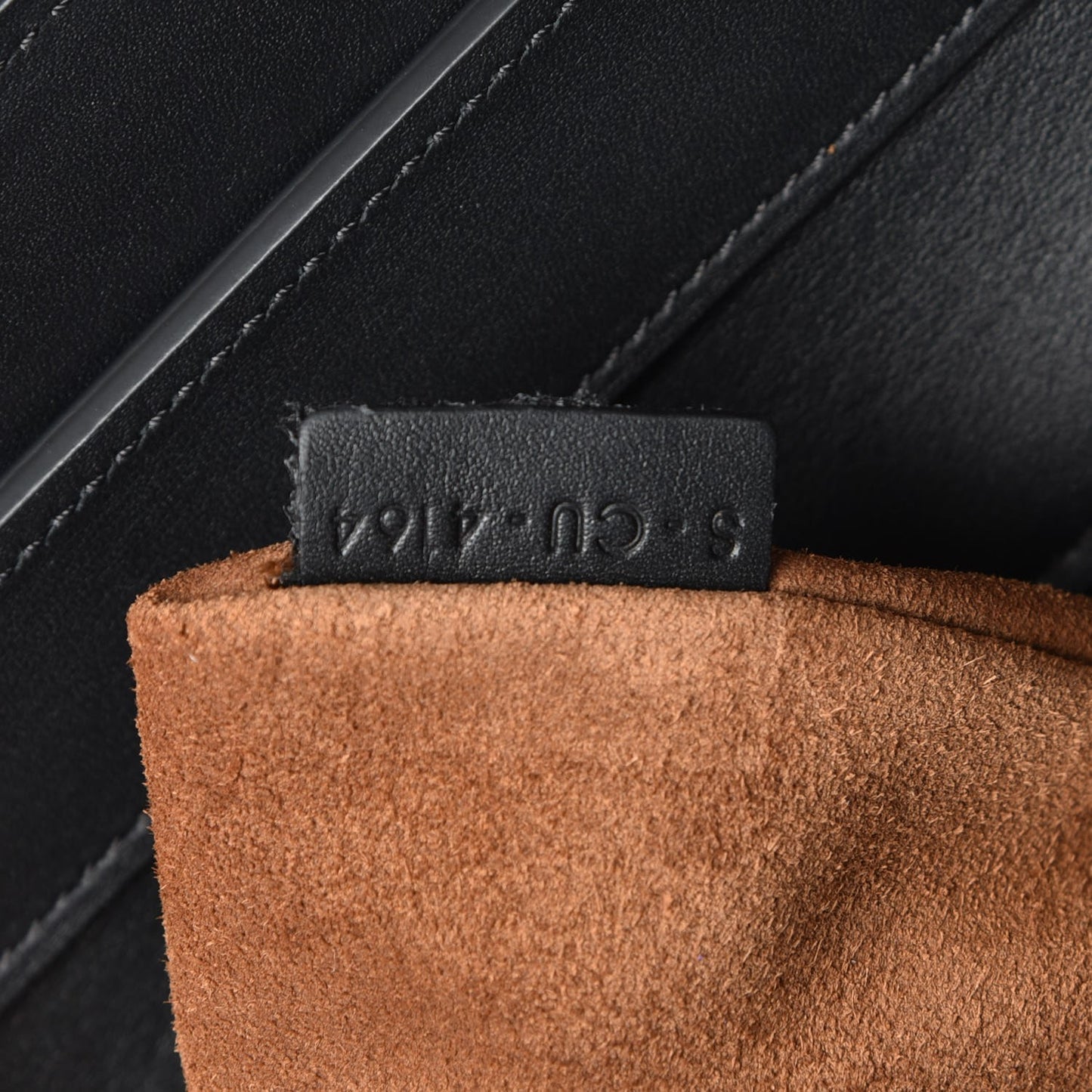 Grained Calfskin Mini Tri-Color Luggage Indigo