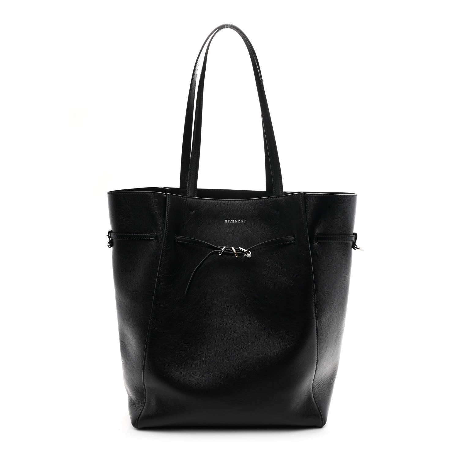 Givenchy Calfskin Voyou Medium North South Tote Black 1 of 9