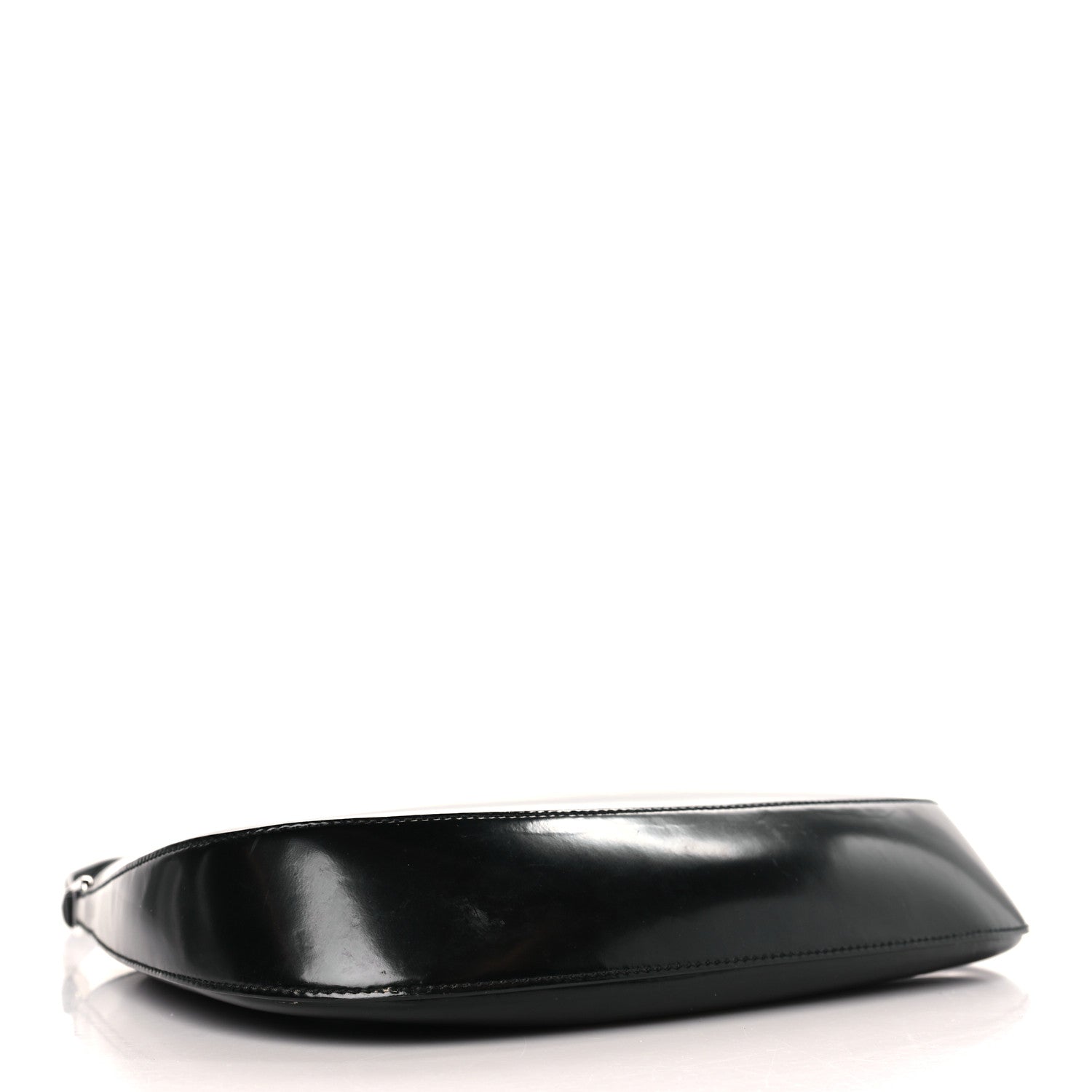 Prada Spazzolato Cleo Shoulder Bag Black 5 of 9