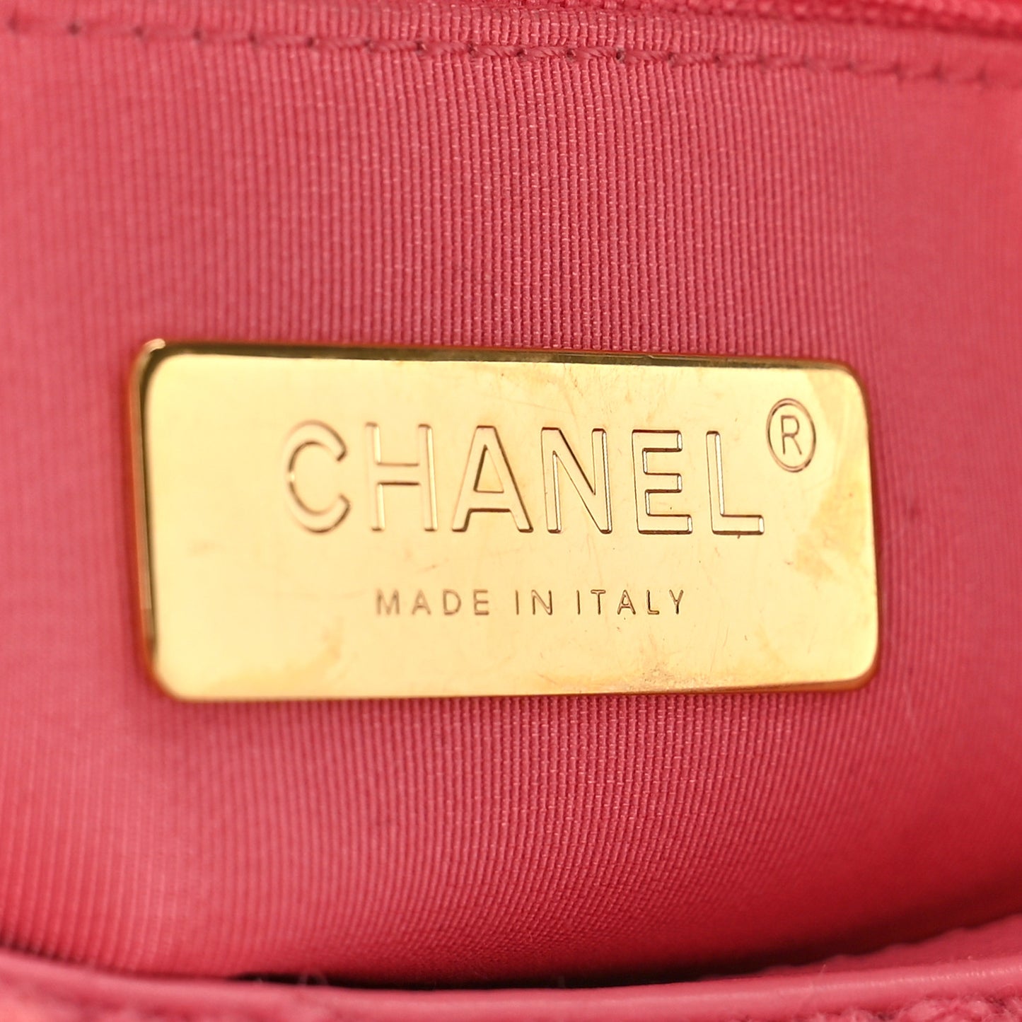 Metallic Tweed Quilted Medium Chanel 19 Flap Pink