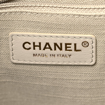 Chanel Metallic Calfskin Medium Deauville Tote Gold 6 of 12