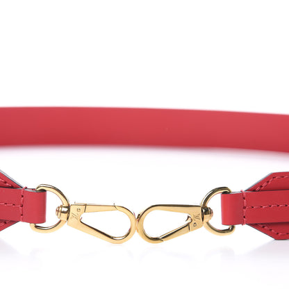 Louis Vuitton Calfskin Beaubourg Shoulder Strap Scarlet 4 of 4