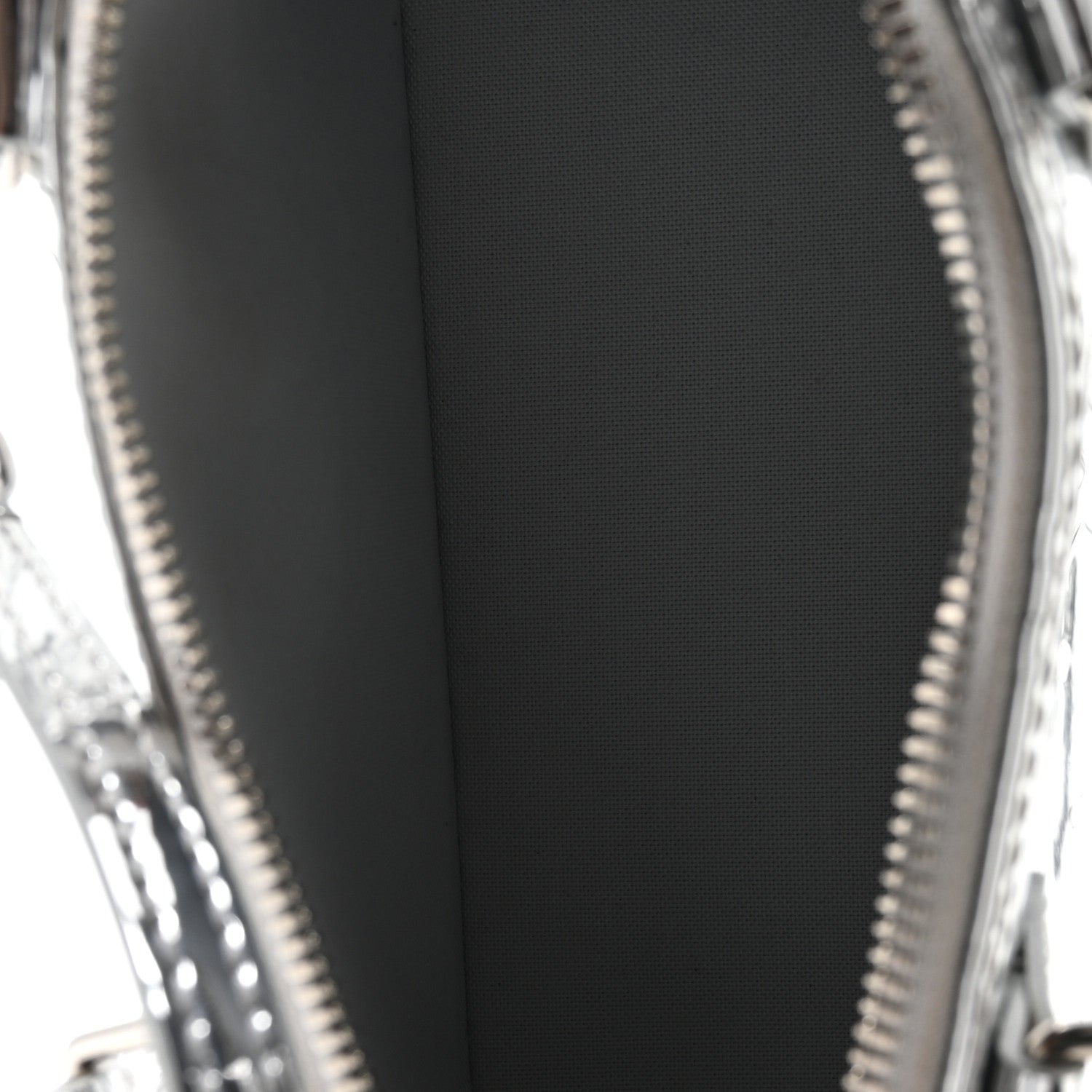 Louis Vuitton Monogram Miroir Alma BB Silver 4 of 9