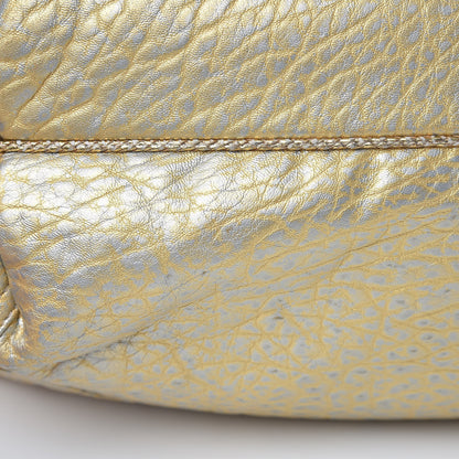 Fendi Nappa Nuvolata Bimetal Spy Oro Argento 9 of 13