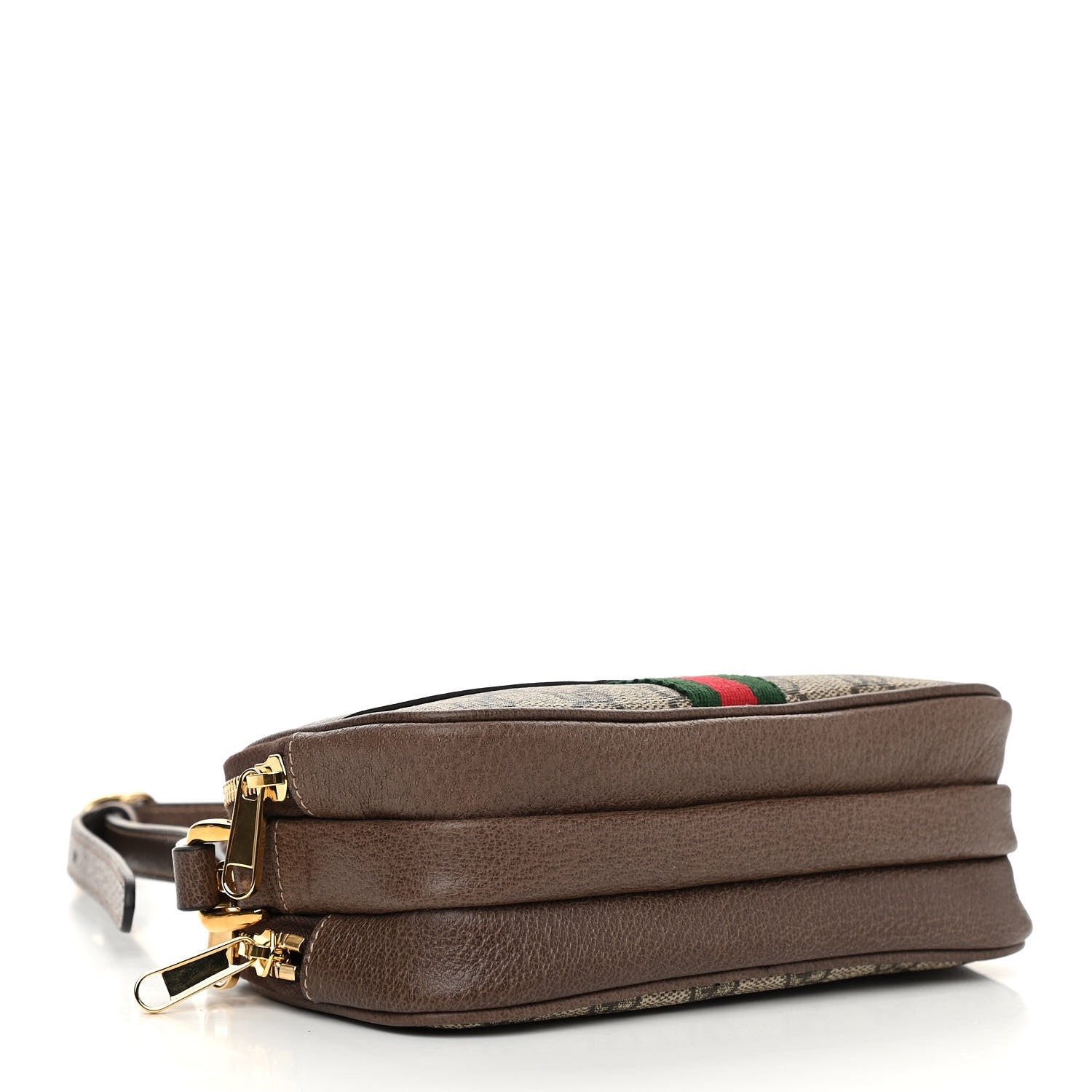 Gucci GG Supreme Monogram Web Mini Ophidia GG Bag Brown 4 of 14
