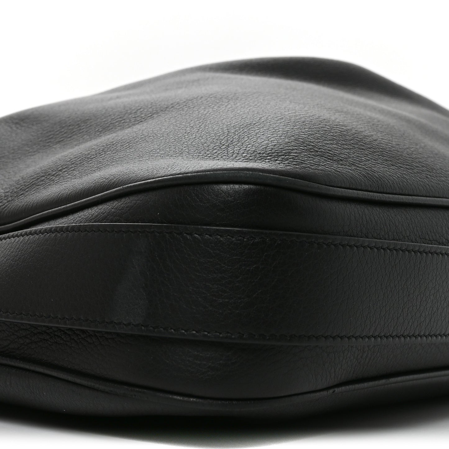 Supple Calfskin Large Romy Shoulder Bag Black Black