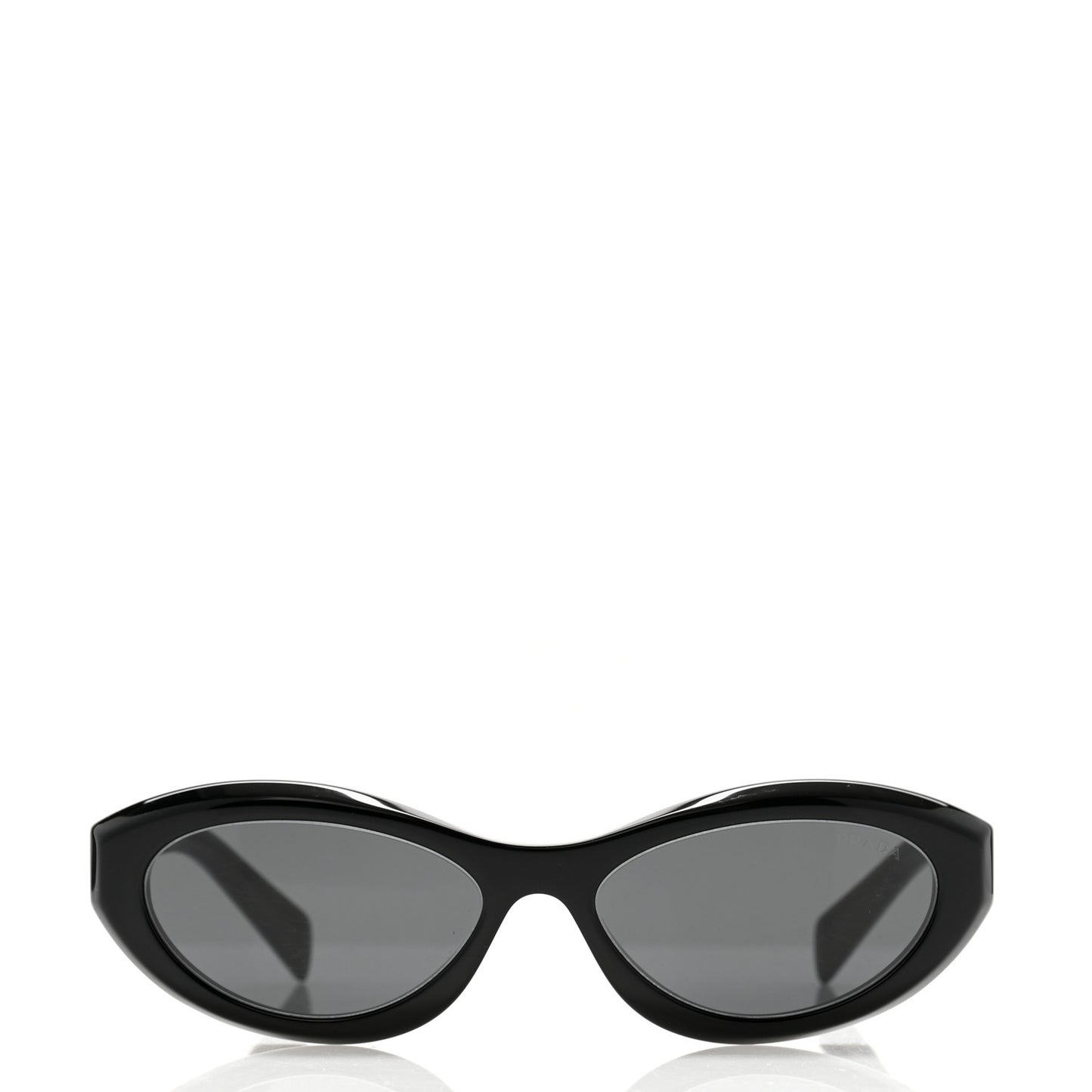 Acetate Oval Sunglasses SPR 26Z Black