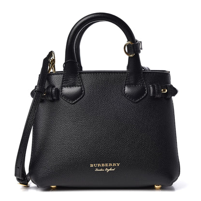 Burberry Derby Calfskin House Check Baby Banner Tote Black 1 of 9