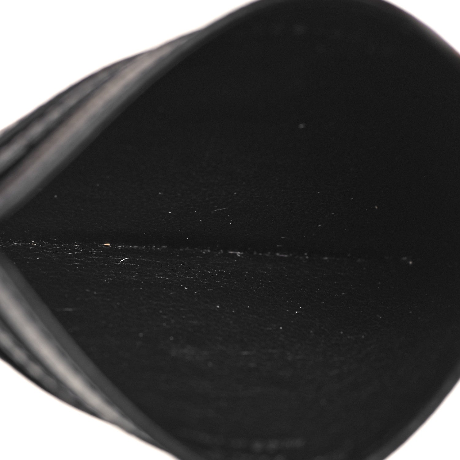 Saint Laurent Grain De Poudre Geo Print Monogram Credit Card Case Black White 5 of 8