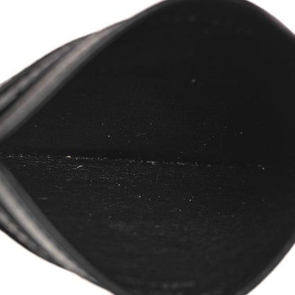 Saint Laurent Grain De Poudre Geo Print Monogram Credit Card Case Black White 5 of 8