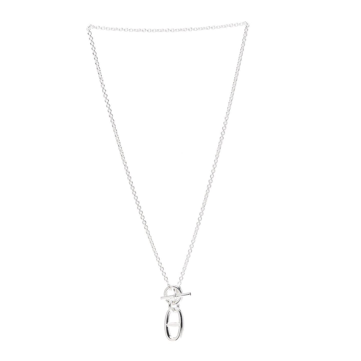 Sterling Silver Amulette Chaine d'Ancre Necklace
