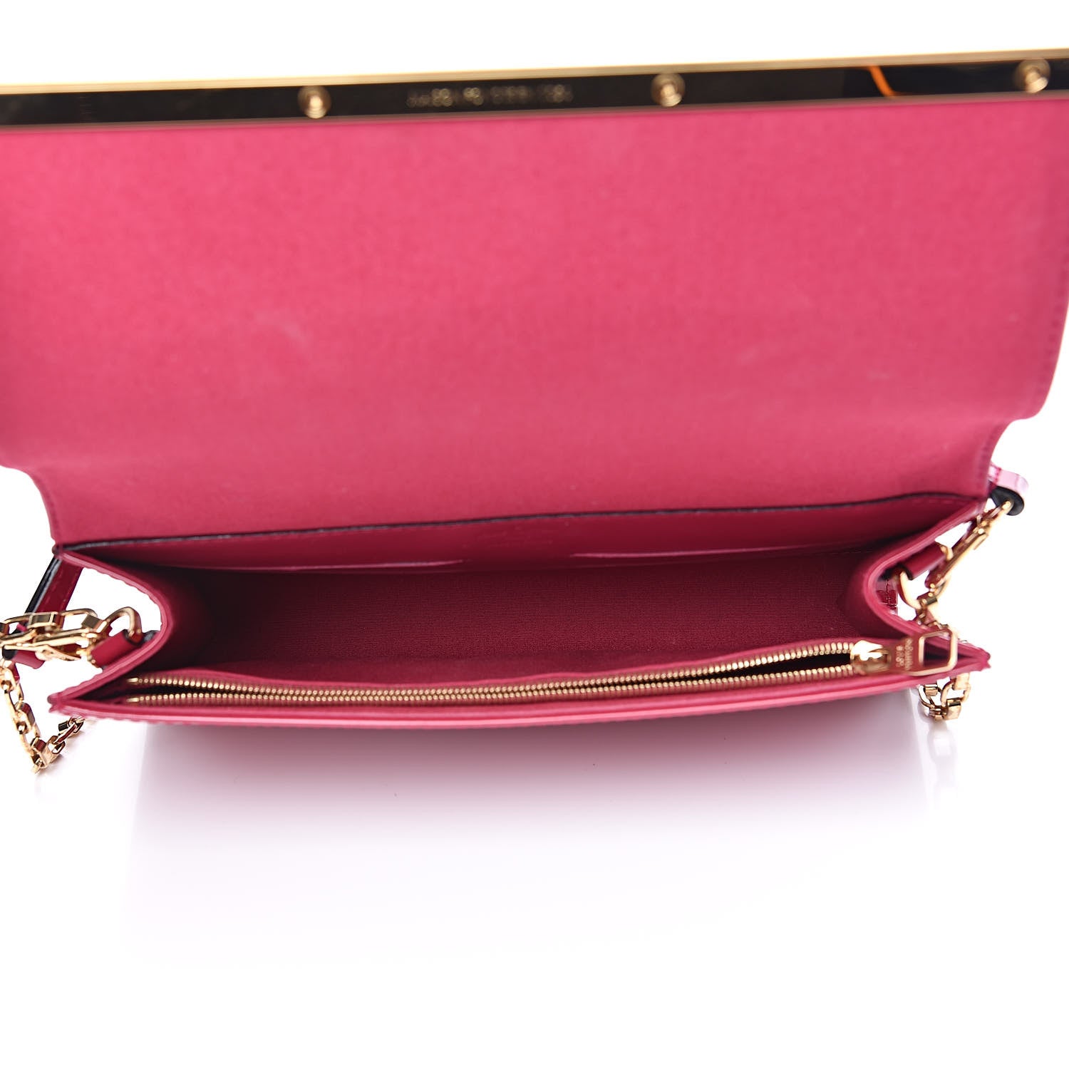 Louis Vuitton Vernis Ana Clutch Rose Indien 5 of 12