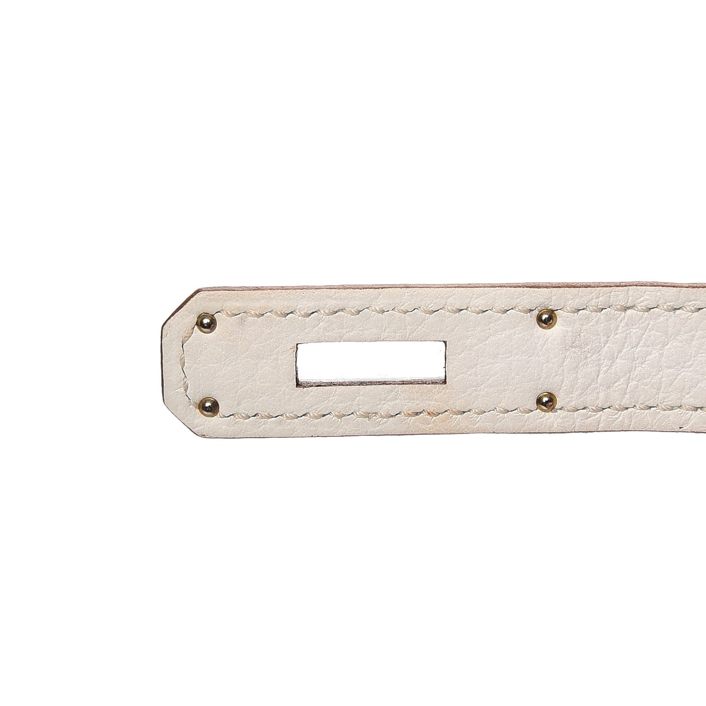 Taurillon Clemence Bi-Color Birkin 30 Mykonos White