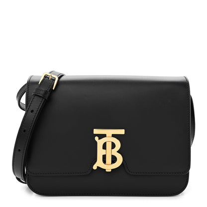Burberry Calfskin Small TB Bag Black 1 of 9