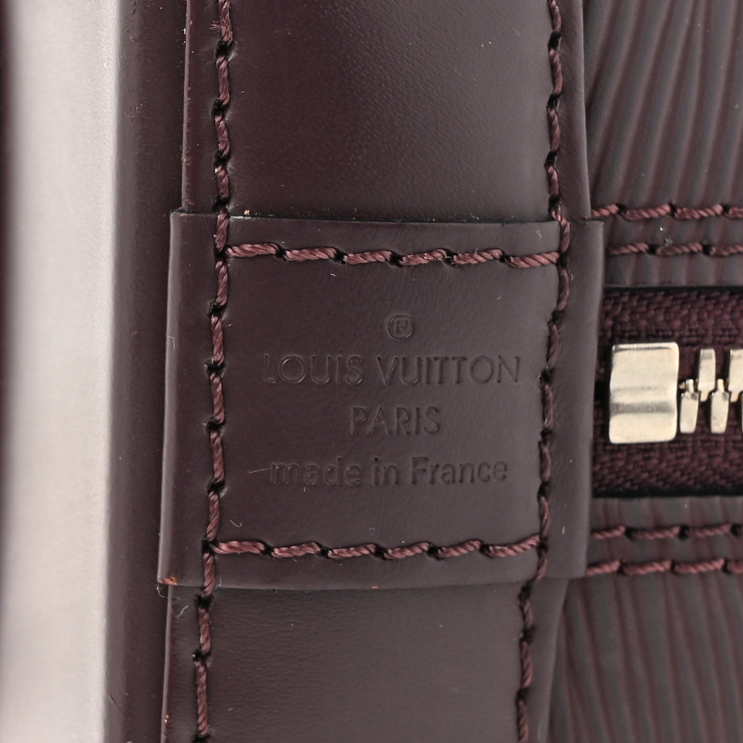 Louis Vuitton Epi Alma BB Quetsche 6 of 9