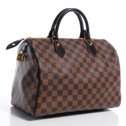 Louis Vuitton Damier Ebene Speedy 30 3 of 7