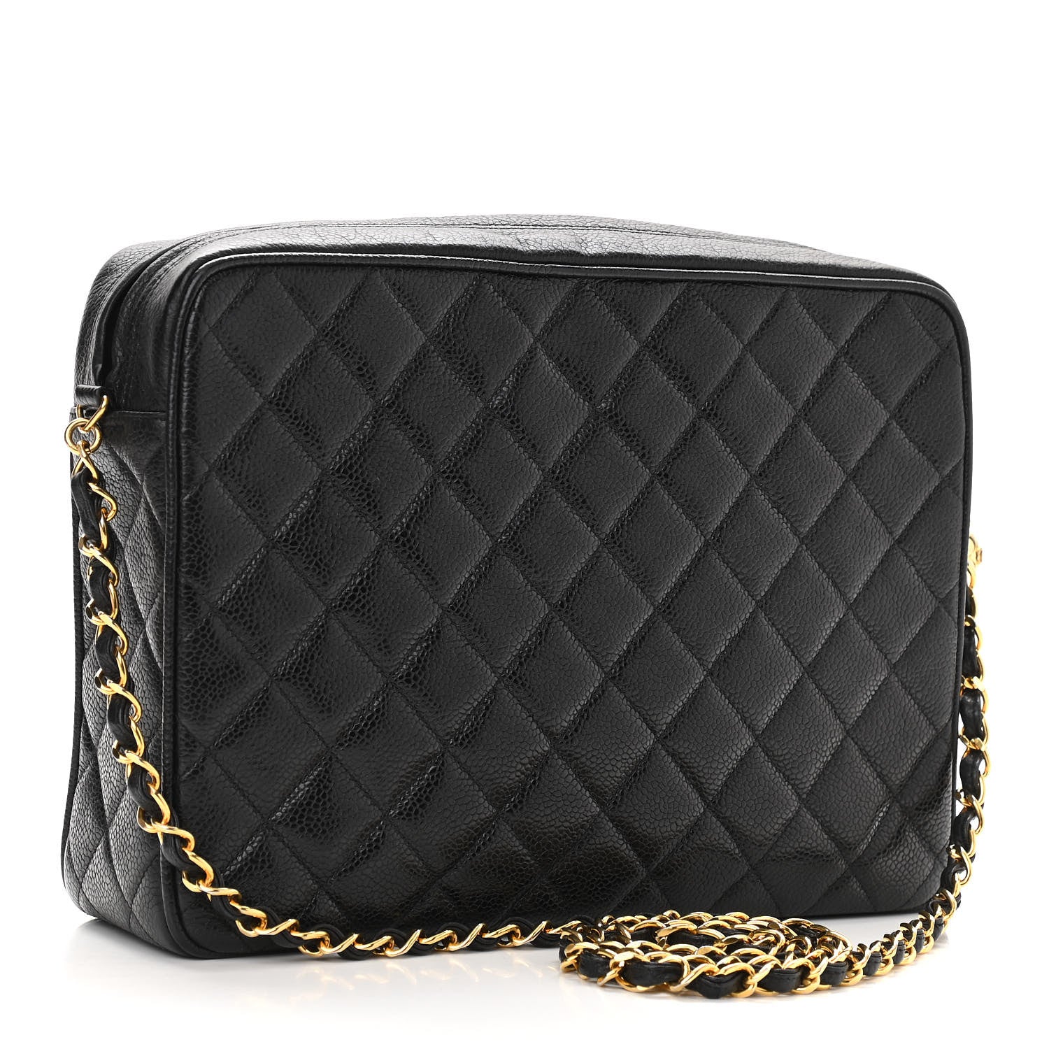 Chanel Caviar Quilted Camera Case Black 3 of 12