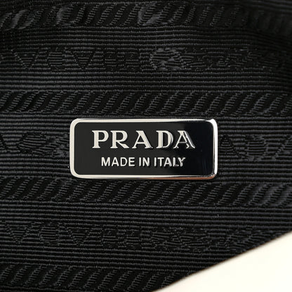 Prada Grace Lux Triangle Shoulder Bag White 6 of 11