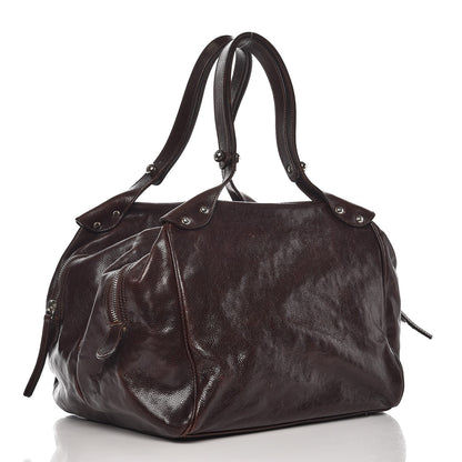 Chanel Caviar Quilted Mademoiselle Satchel Brown 3 of 20