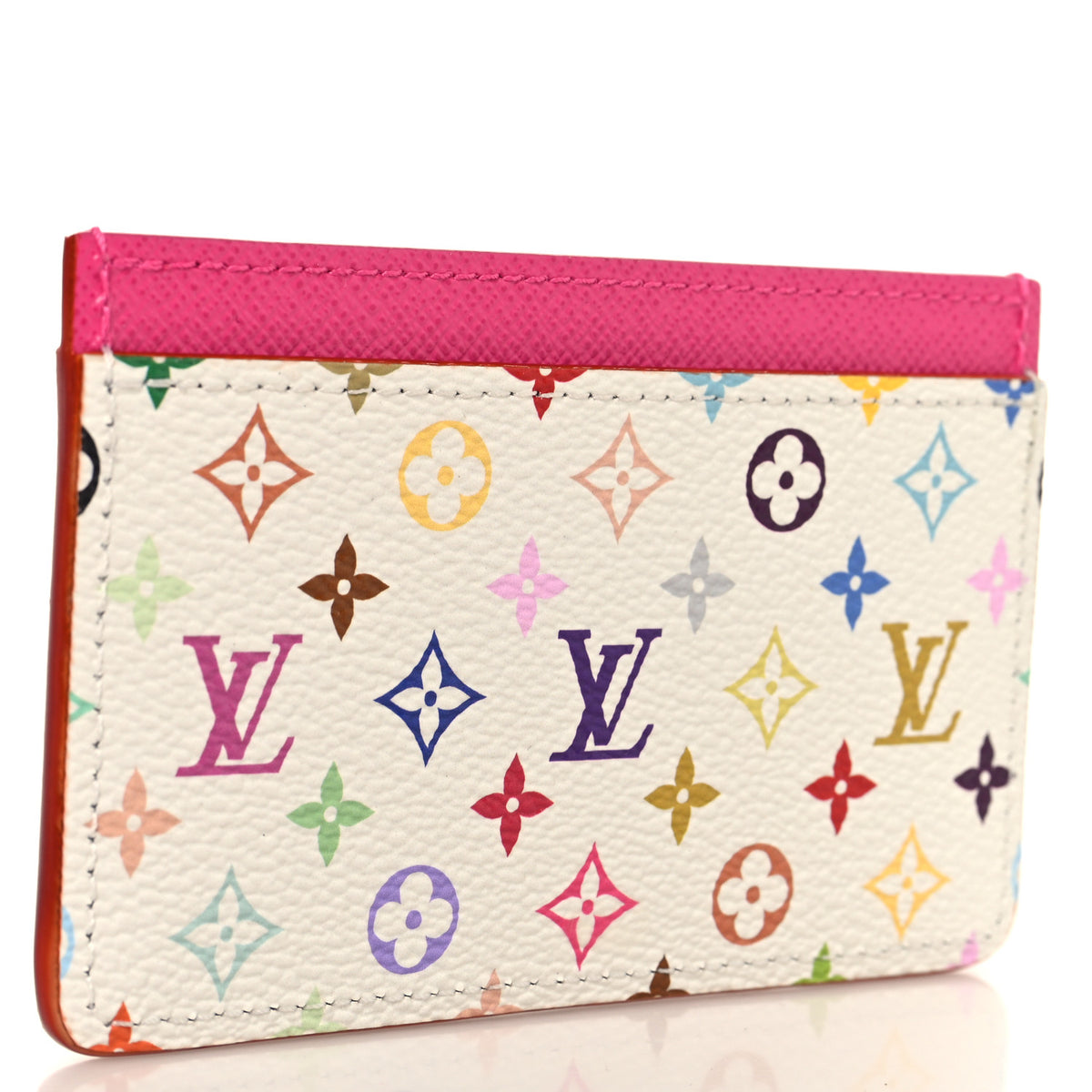 Louis Vuitton LV X TM Monogram Multicolor Card Holder Kawaii Pink 3 of 7