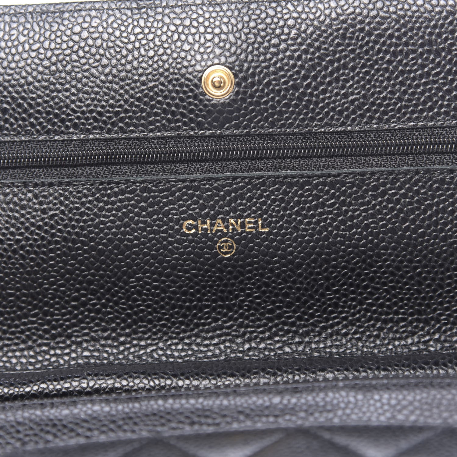Chanel Caviar Quilted Wallet On Chain WOC Black 4 of 9