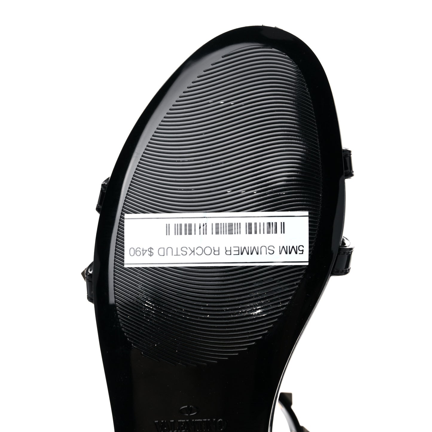 PVC Jelly Rockstud Caged Sandals 36 Black