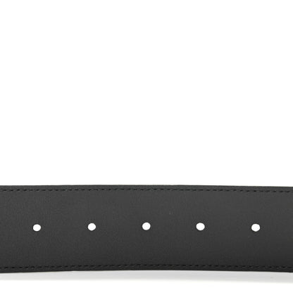 Gucci Moon Calfskin Pearl Double G 40mm Belt 80 32 Black Cream 9 of 10