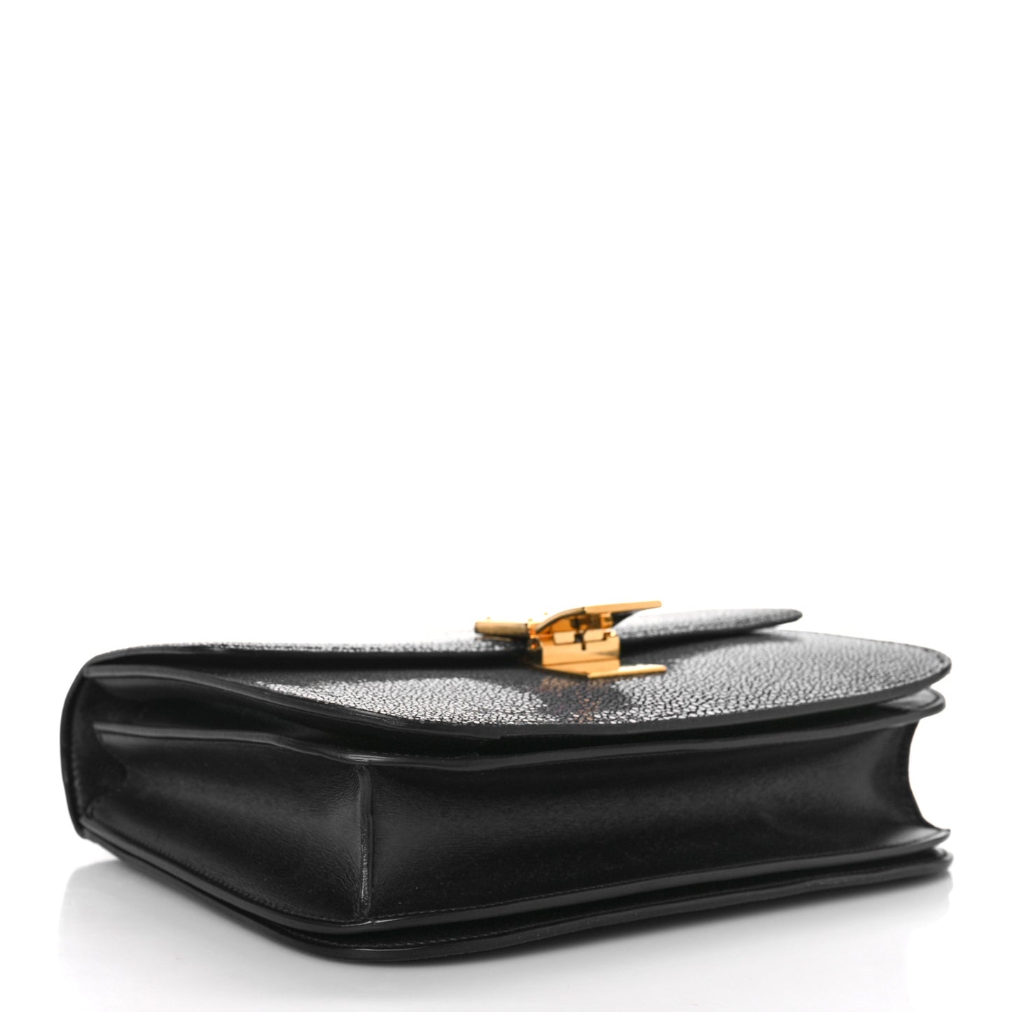 Stingray Medium Classic Box Flap Bag Black