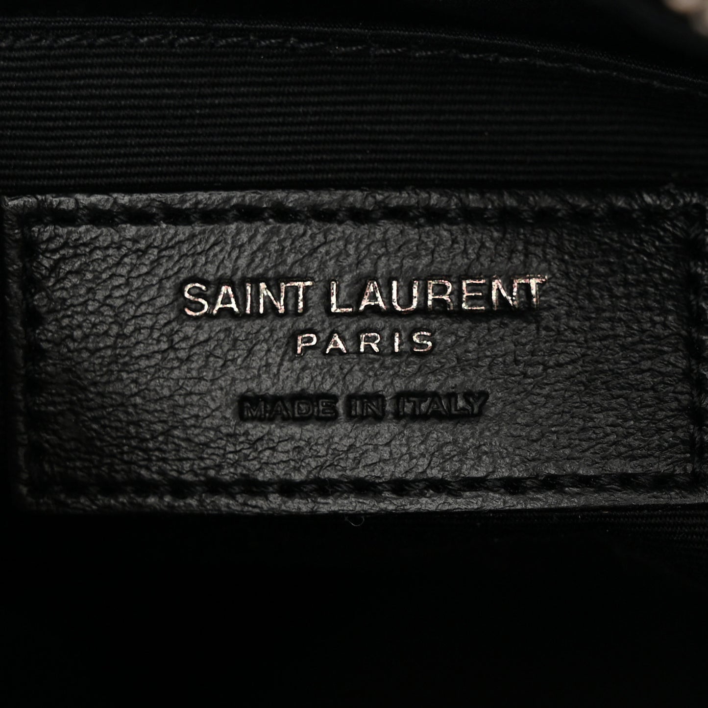 Calfskin Matelasse Monogram Lou Camera Bag Black