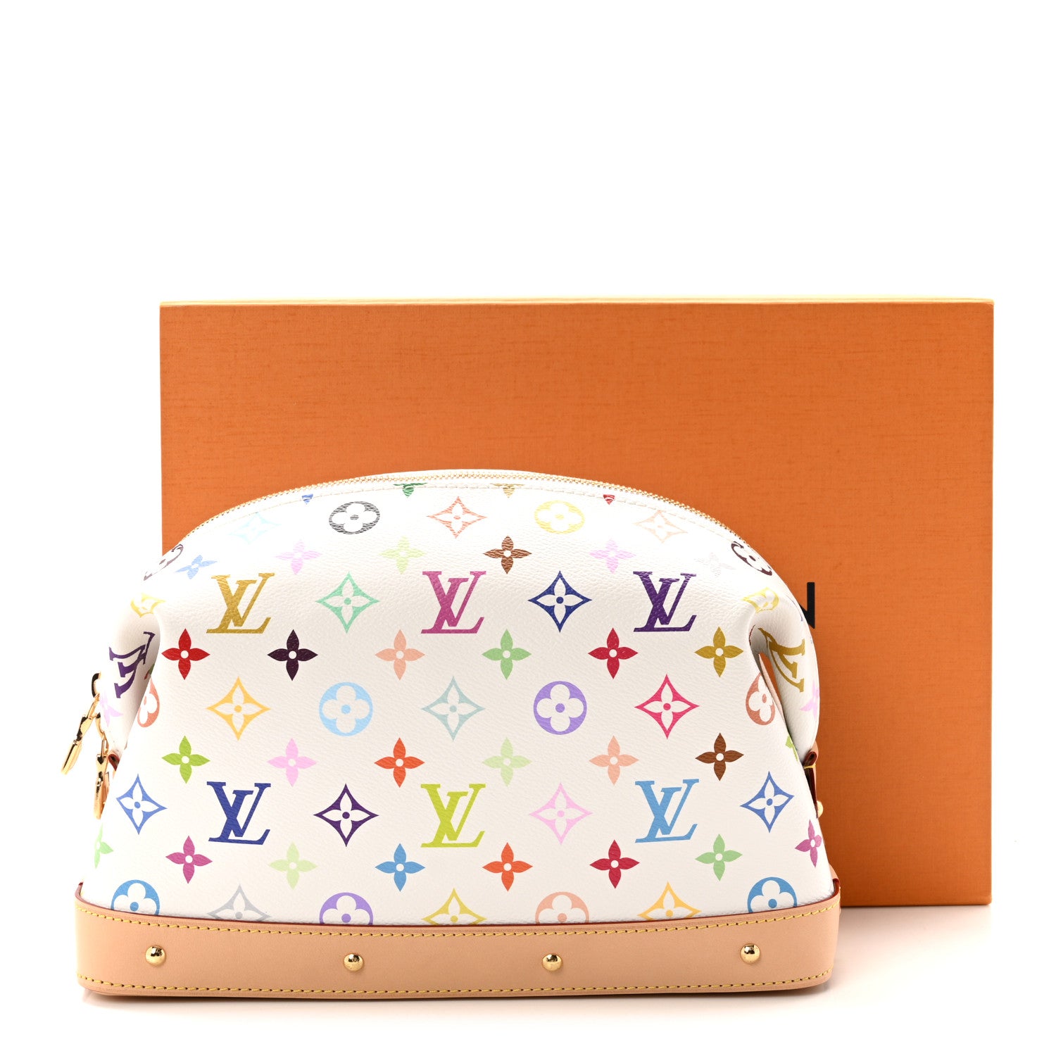 Louis Vuitton LV x TM Monogram Multicolor Cosmetic Pouch GM White 7 of 7