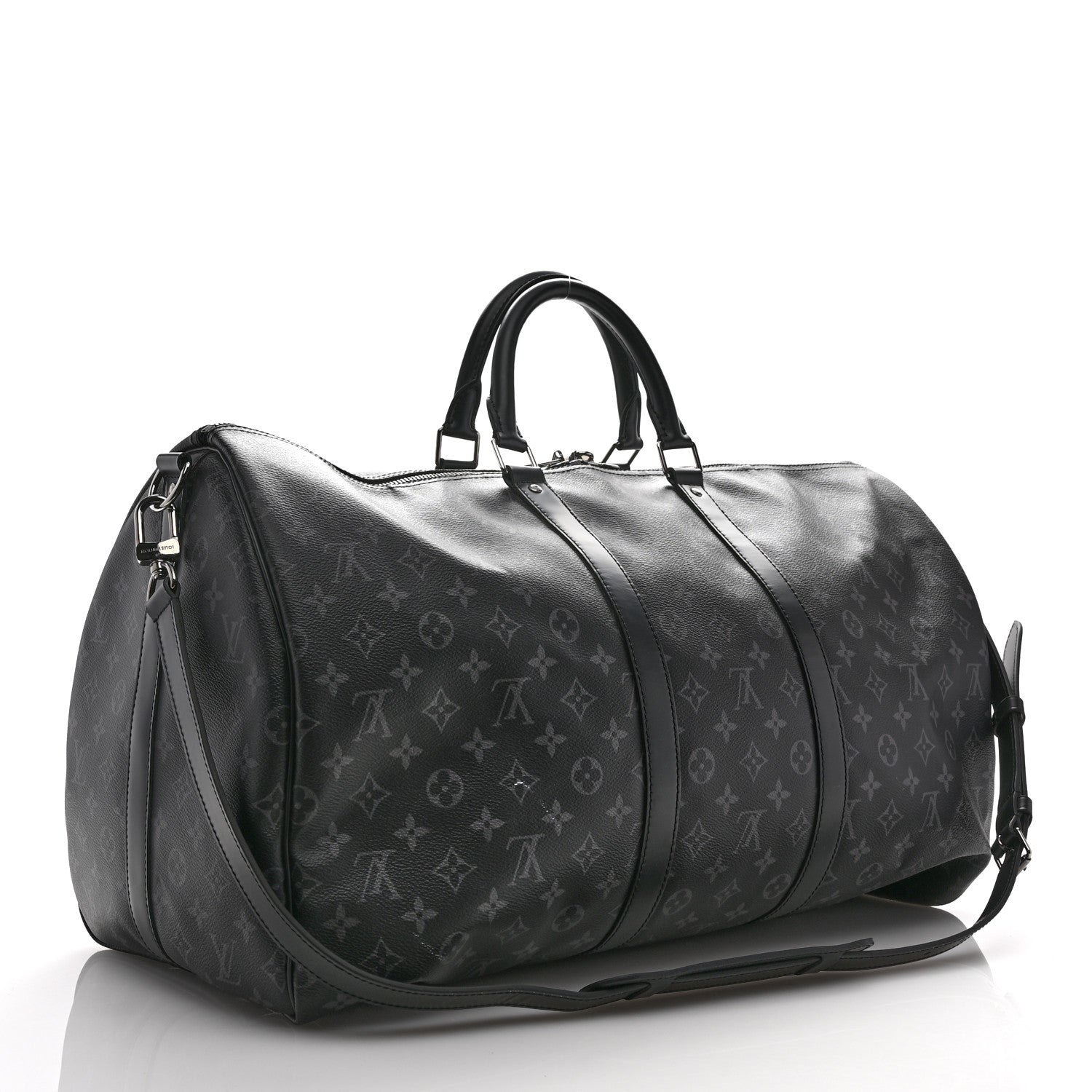 Louis Vuitton Monogram Eclipse Keepall Bandouliere 55 2 of 12