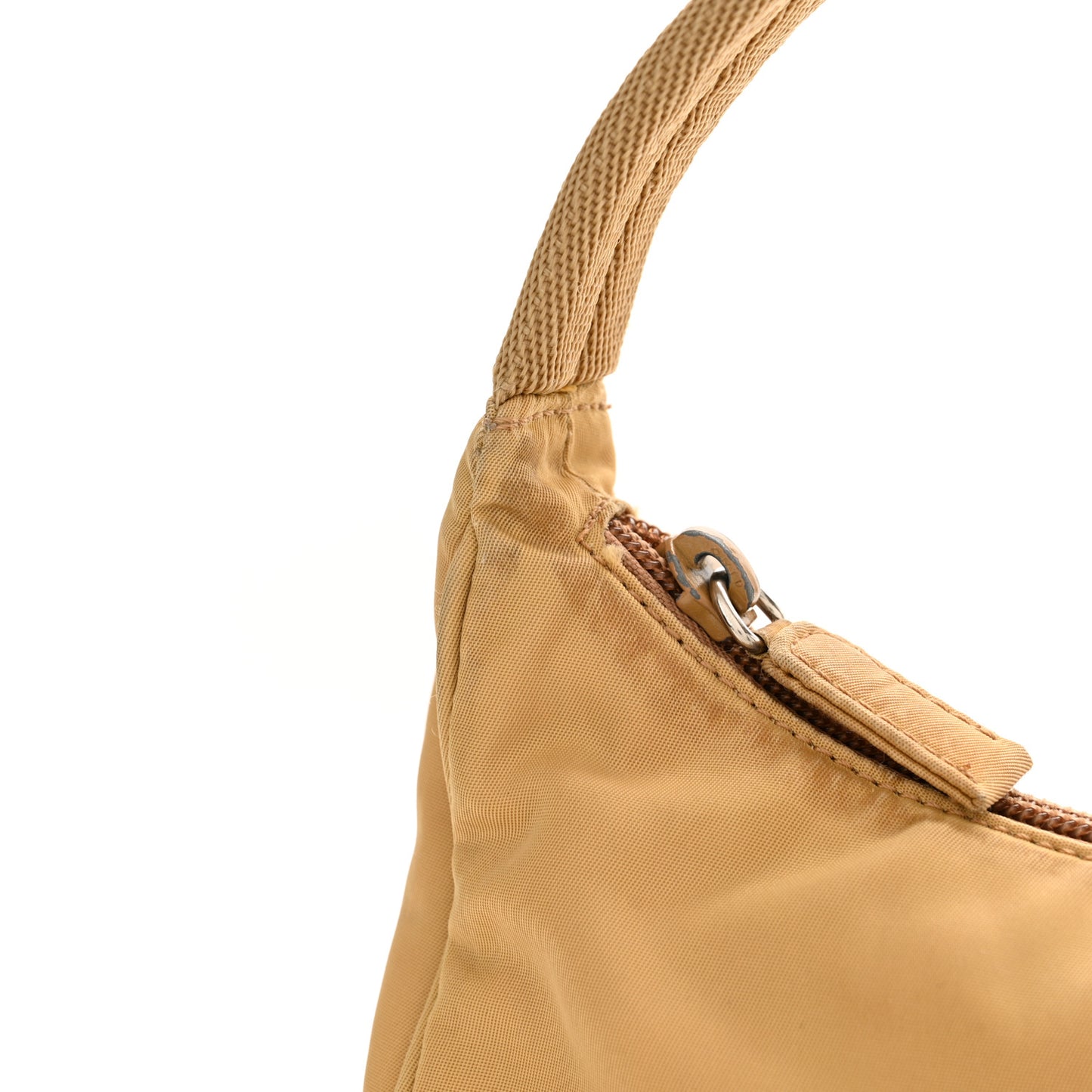 Tessuto Nylon Sport Shoulder Bag Sabbia