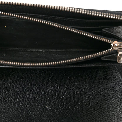 Louis Vuitton Epi Zippy Organizer Wallet Black 6 of 12