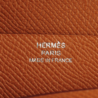 Hermes Epsom Bearn Gusset Wallet Gold 6 of 9