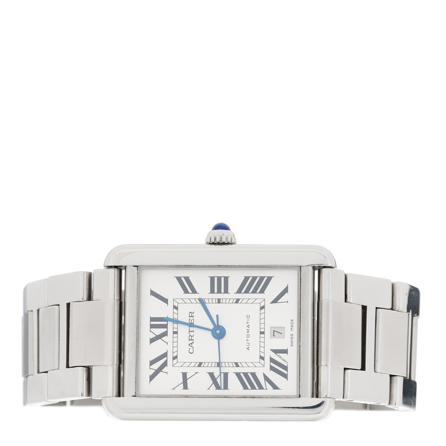 Cartier Stainless Steel 31mm Tank Solo Automatic Watch 2 of 4