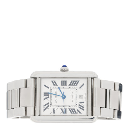 Cartier Stainless Steel 31mm Tank Solo Automatic Watch 2 of 4