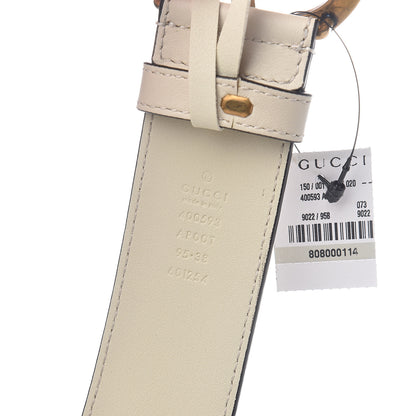 Gucci Calfskin Double G 40mm Belt 95 38 Mystic White 5 of 6