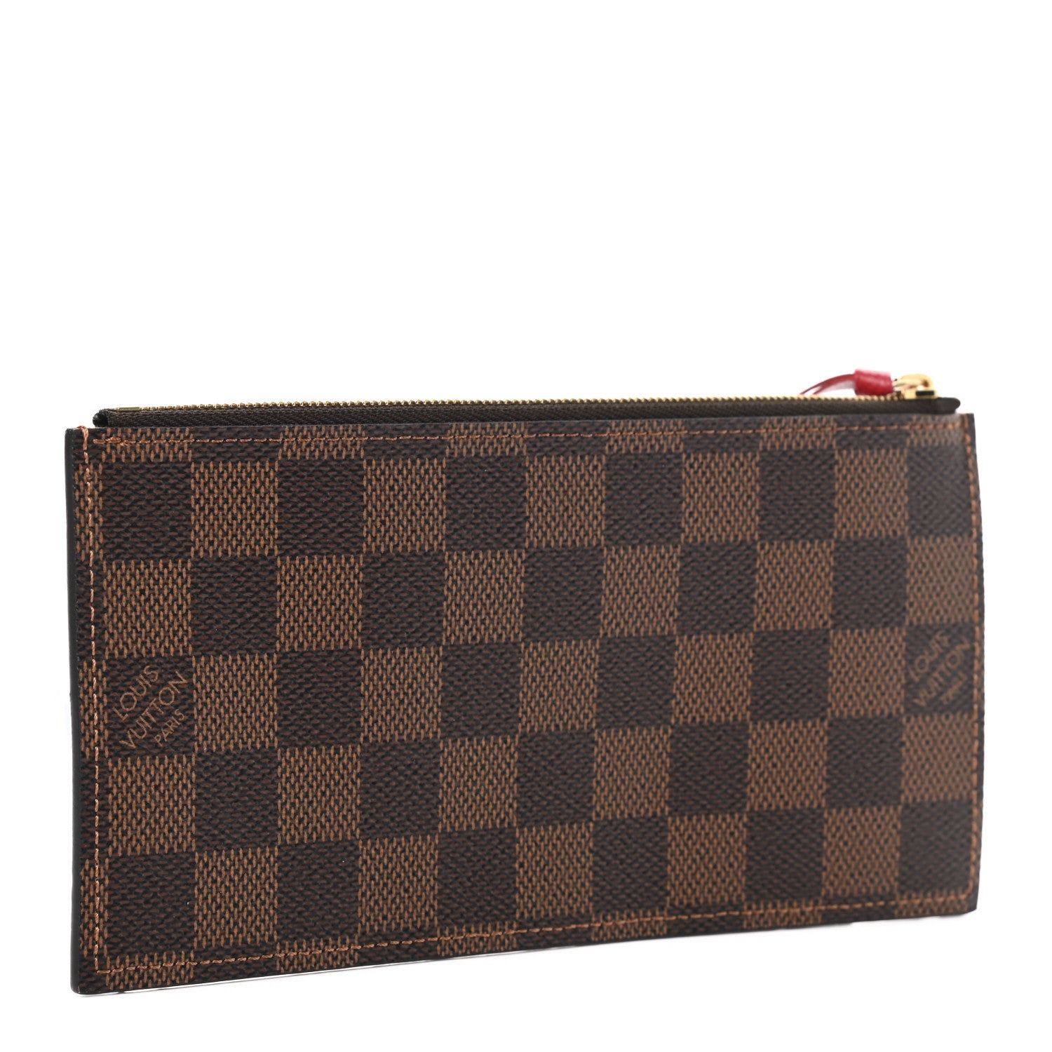 Louis Vuitton Damier Ebene Felicie Chain Wallet Zippered Insert 3 of 6