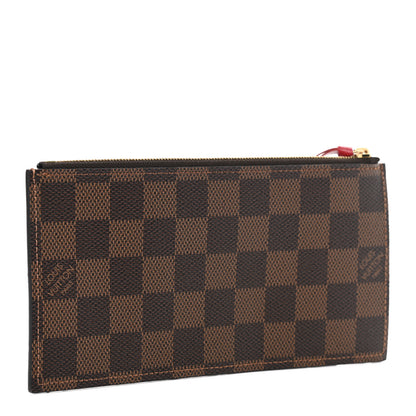 Louis Vuitton Damier Ebene Felicie Chain Wallet Zippered Insert 3 of 6